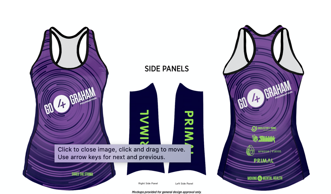 Go4Graham Women's Running Tank '19