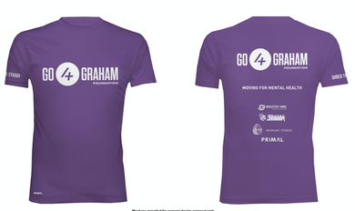 Men's Short Sleeve Go4Graham T-Shirt (Purple)